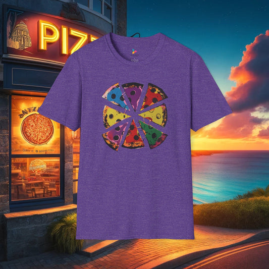 "Pop Art Pizza Pie" Unisex Soft-Style T-Shirt